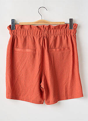 Short taille élastique taille haute orange GARCIA femme