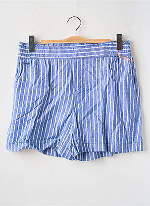 Short taille élastique taille haute bleu STREET ONE femme