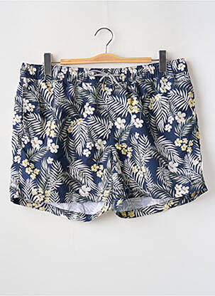 Short de bain imprimé tie and dye bleu JACK & JONES homme