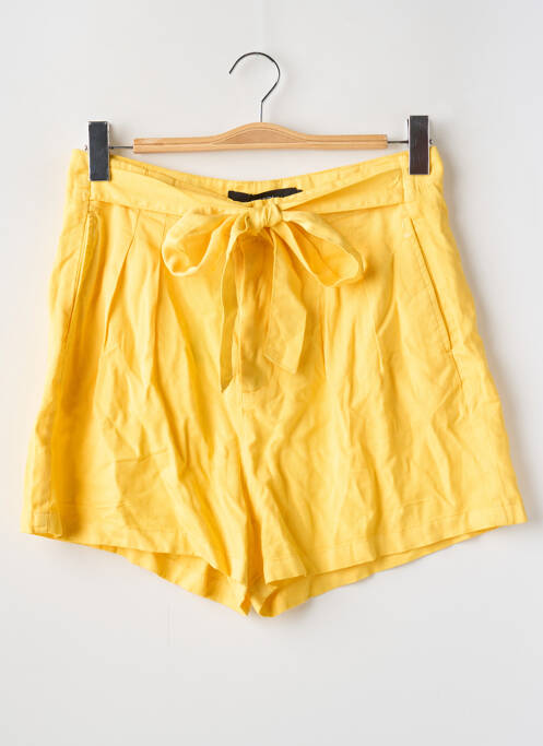 Short taille à pinces taille haute jaune VERO MODA femme