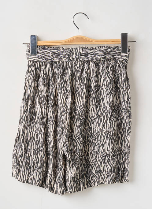 Short taille élastique taille haute gris GARCIA femme