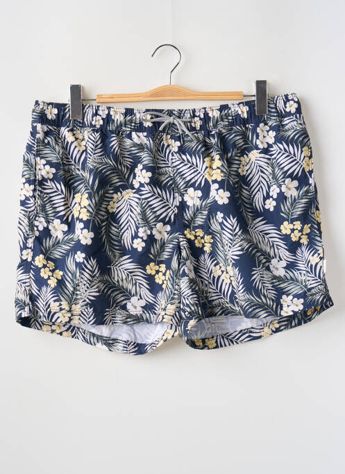 Short de bain imprimé tie and dye bleu JACK & JONES homme