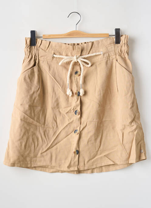 Jupe courte beige GARCIA pour femme