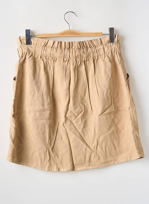 Jupe courte beige GARCIA pour femme