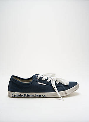Baskets bout rond bout rond bleu CALVIN KLEIN homme