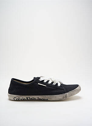 Baskets bout rond bout rond noir CALVIN KLEIN homme