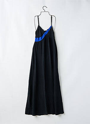 Robe longue coupe évasée fines bretelles noir LES PETITES COLLECTIONS femme