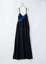 Robe longue manches bretelles ajustables fines bretelles noir LES PETITES COLLECTIONS femme