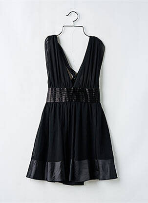 Robe courte sans manche sans manche noir NAF NAF femme
