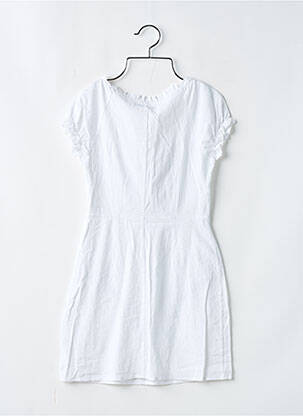 Robe courte manches courtes manches courtes blanc NASTY GAL femme