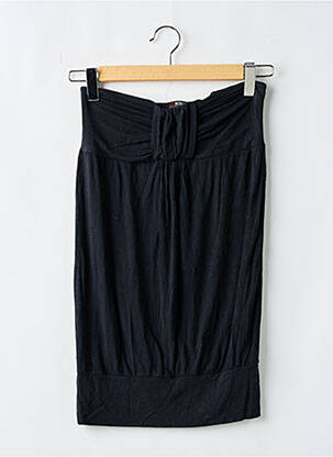 Tunique sans manche manches bustier noir MORGAN femme