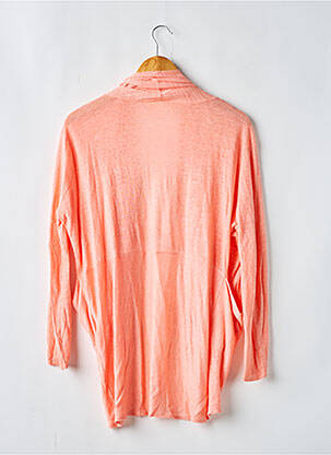 Gilet manches longues col châle orange ZARA femme