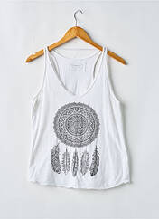 Débardeur blanc NARCISSIK.ME pour femme seconde vue