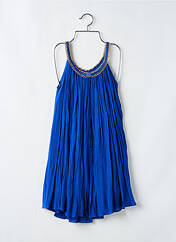 Robe courte bleu SUNCOO pour femme seconde vue