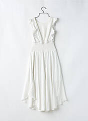 Robe longue blanc MORGAN pour femme seconde vue