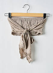Top beige NASTY GAL pour femme seconde vue