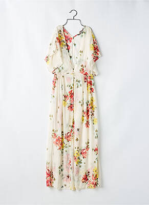 Veste Kimono Légère Et Transparente Beige Zara Trafaluc Femme