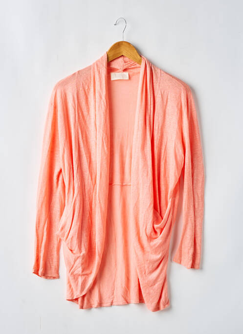 Gilet manches longues orange ZARA pour femme