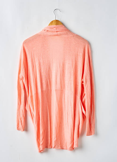 Gilet manches longues orange ZARA pour femme