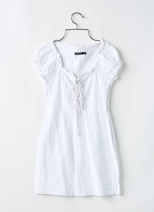 Robe courte blanc NASTY GAL pour femme