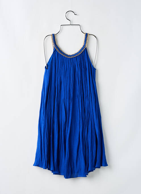 Robe courte bleu SUNCOO pour femme