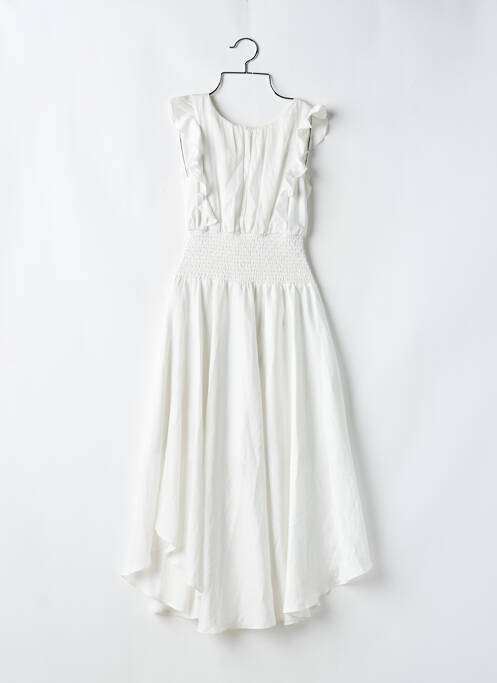 Robe longue blanc MORGAN pour femme