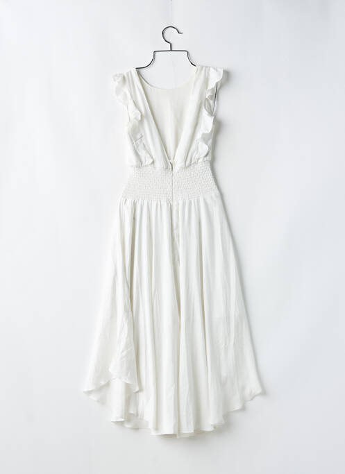 Robe longue blanc MORGAN pour femme