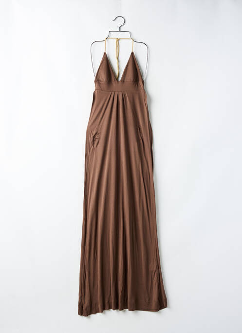 Robe longue marron HEIDI KLEIN pour femme