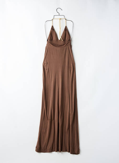 Robe longue marron HEIDI KLEIN pour femme