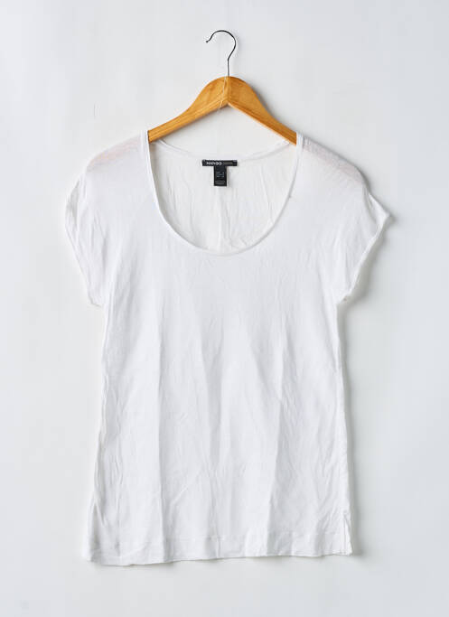 Top blanc MANGO pour femme