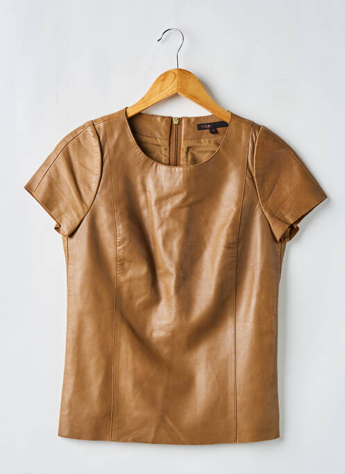 Top marron MAJE pour femme