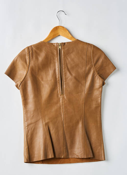 Top marron MAJE pour femme