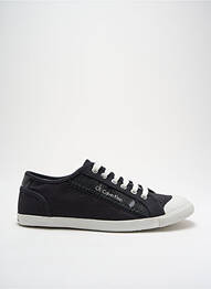 Baskets tissage satiné bout rond noir CALVIN KLEIN homme