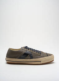 Baskets tissage satiné bout rond vert PF-FLYERS homme