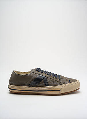 Baskets tissage satiné bout rond vert PF-FLYERS homme
