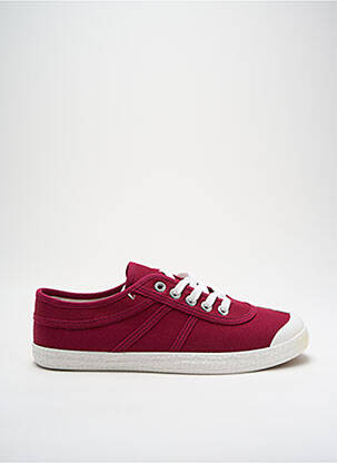 Baskets semelle amovible bout rond violet KAWASAKI homme