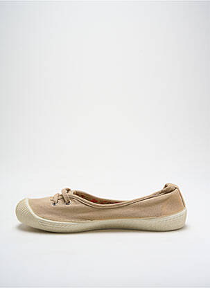 Ballerines semelle amovible talon plat jusqu'à 3cm beige PALLADIUM femme
