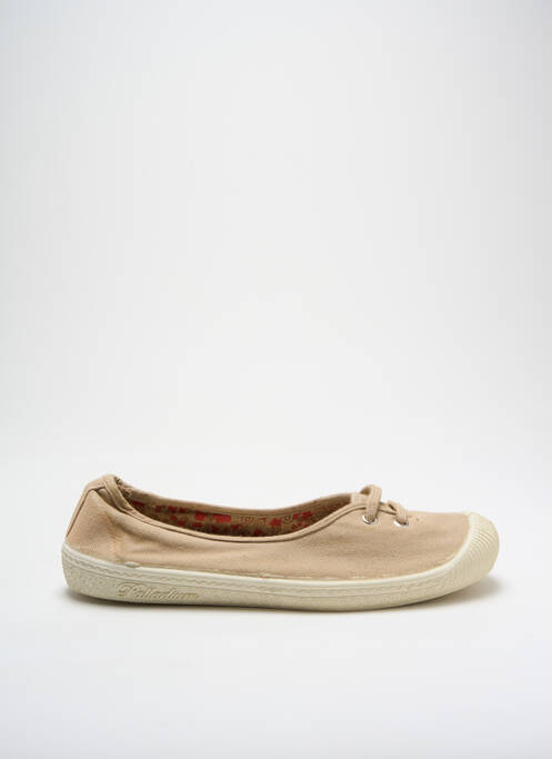 Ballerines semelle amovible talon plat jusqu'à 3cm beige PALLADIUM femme