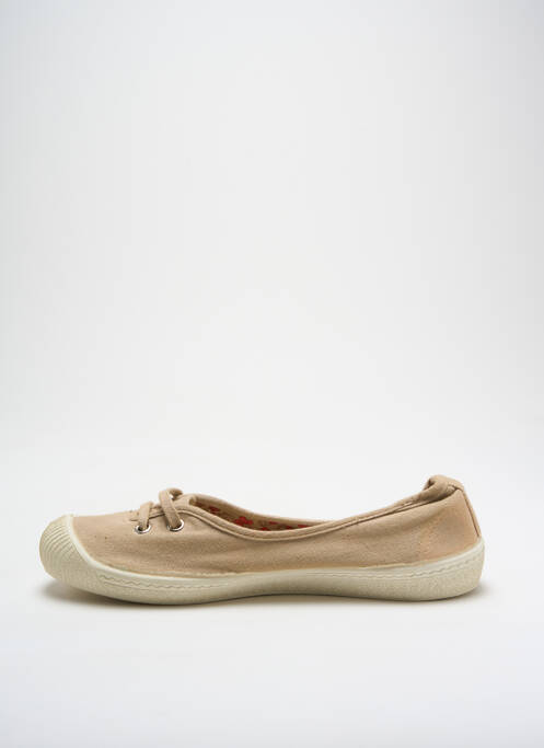 Ballerines semelle amovible talon plat jusqu'à 3cm beige PALLADIUM femme