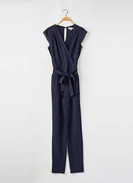 Combi-pantalon poches manches courtes bleu MORGAN femme