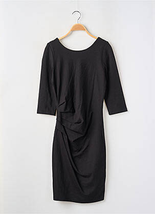 Robe mi-longue manches 3/4 manches 3/4 noir VILA femme