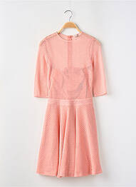 Robe courte manches 3/4 manches 3/4 orange PAUL & JOE femme