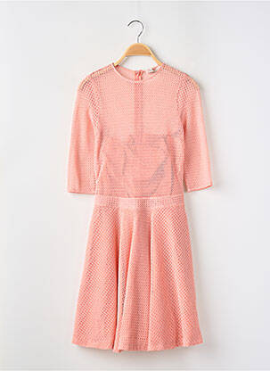 Robe courte manches 3/4 manches 3/4 orange PAUL & JOE femme