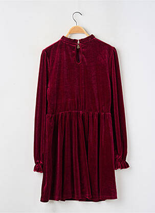 Robe courte coupe évasée manches longues rouge CUPSHE femme