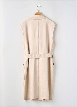 Veste casual tissage suedine beige ZARA femme