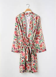 Robe de chambre col v beige DARJEELING femme