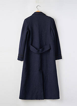 Manteau long poches sans capuche bleu LES PETITES... femme