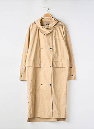 Trench tissage popeline sans capuche beige ESPRIT femme