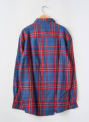 Chemise manches longues manches longues bleu ATLAS homme
