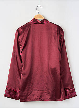 Robe de chambre col v rouge ETAM femme